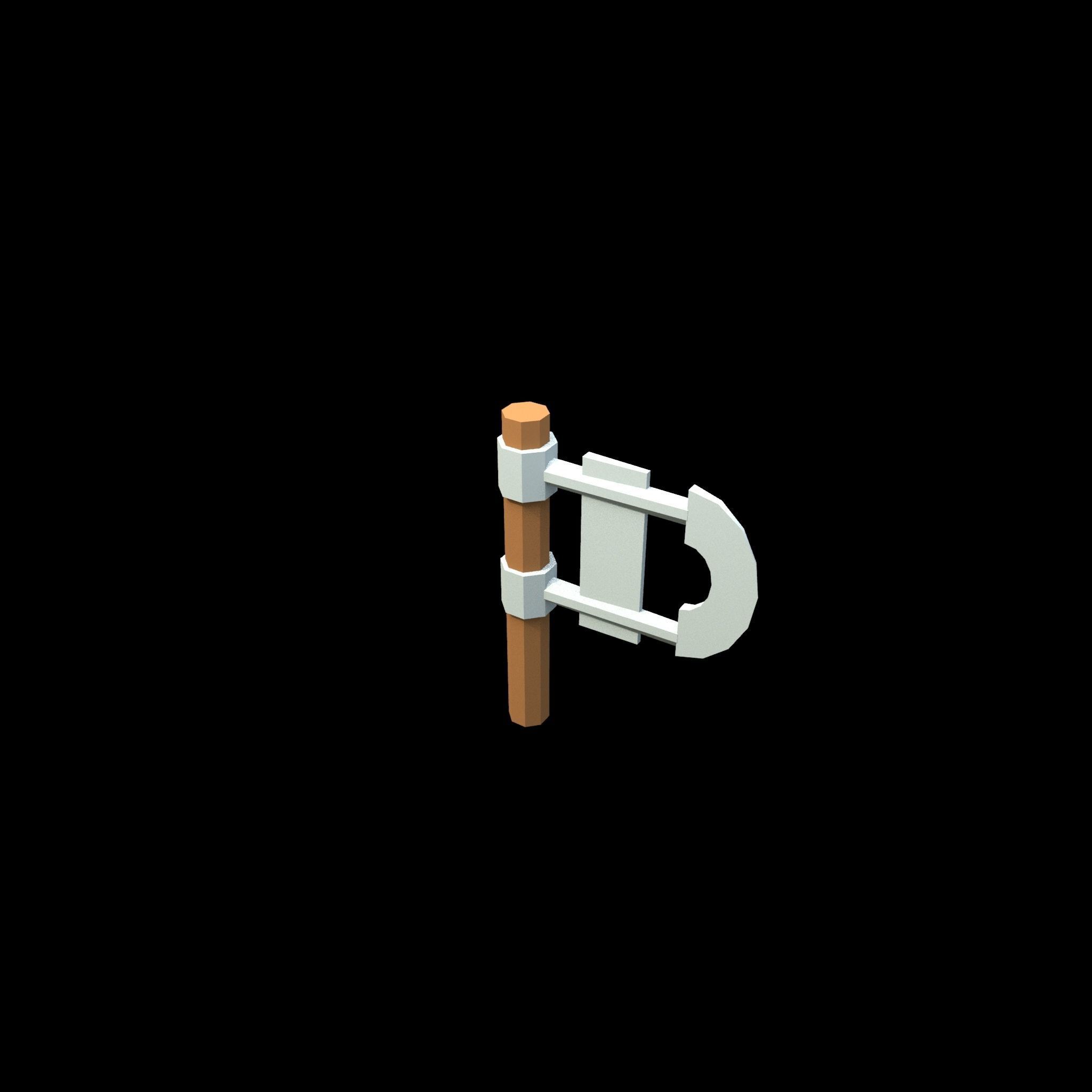 low poly axe pack for games Low-poly 3D model_40