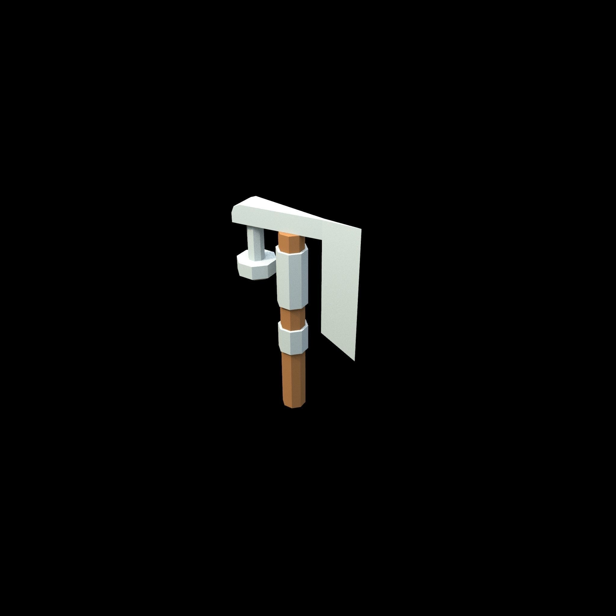 low poly axe pack for games Low-poly 3D model_23