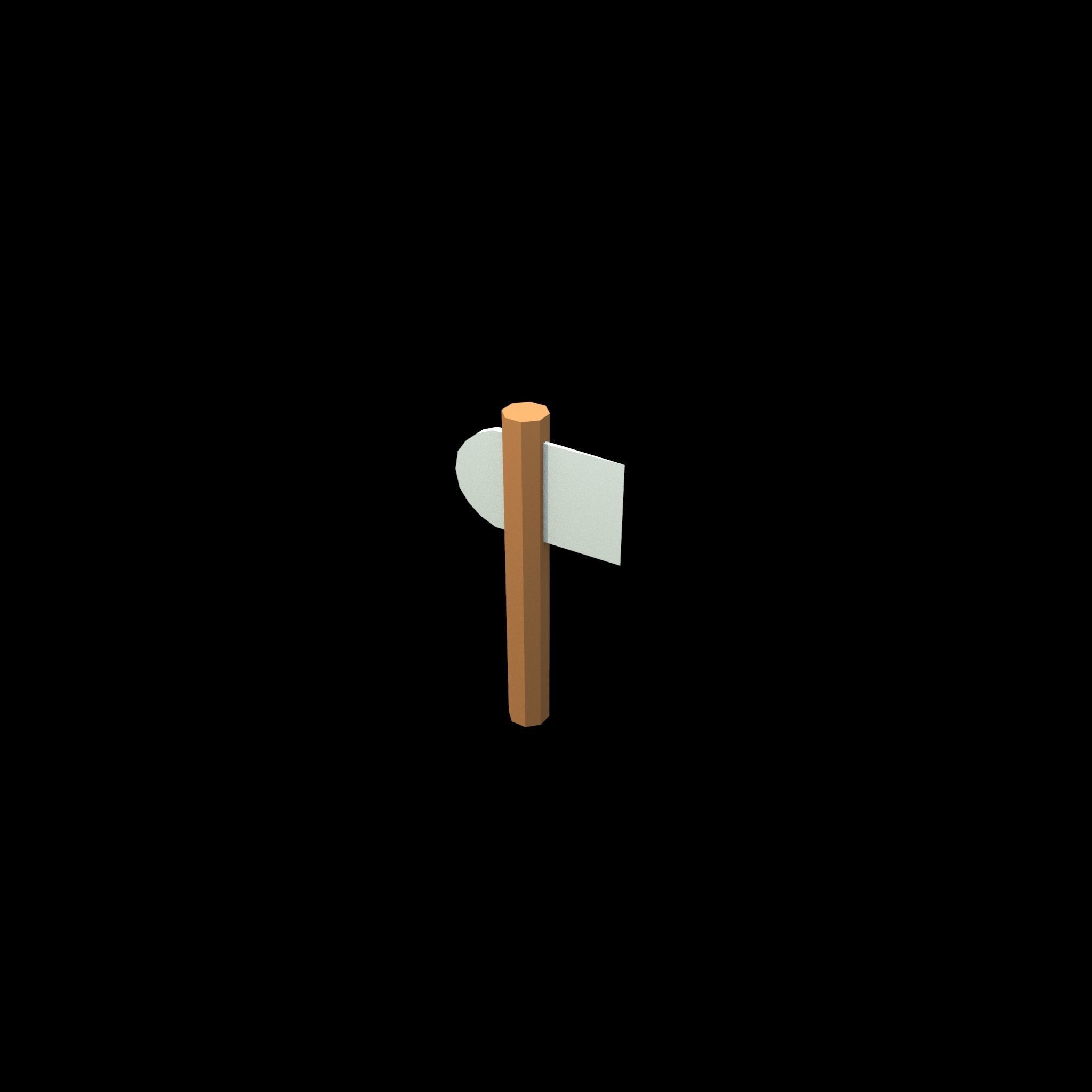 low poly axe pack for games Low-poly 3D model_7