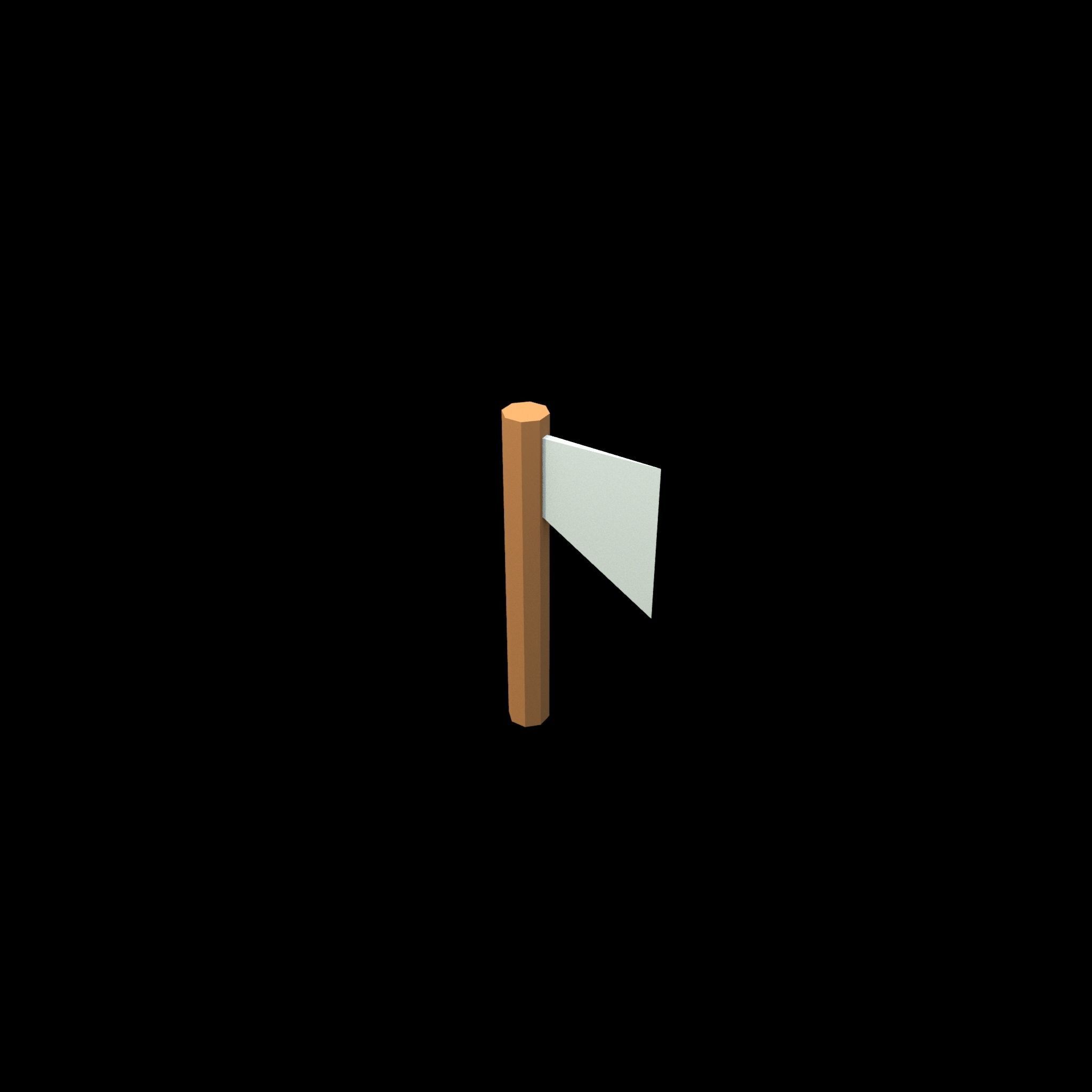 low poly axe pack for games Low-poly 3D model_8