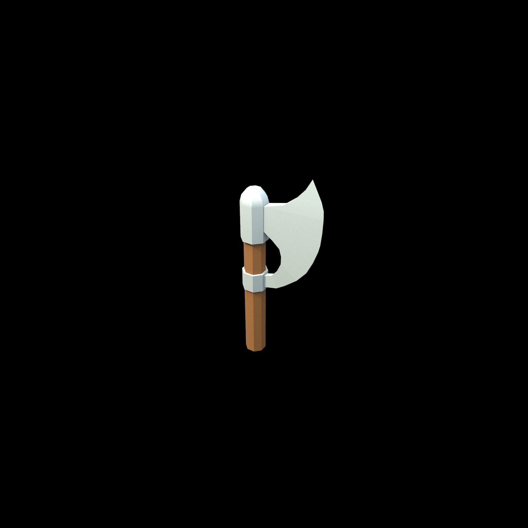 low poly axe pack for games Low-poly 3D model_56
