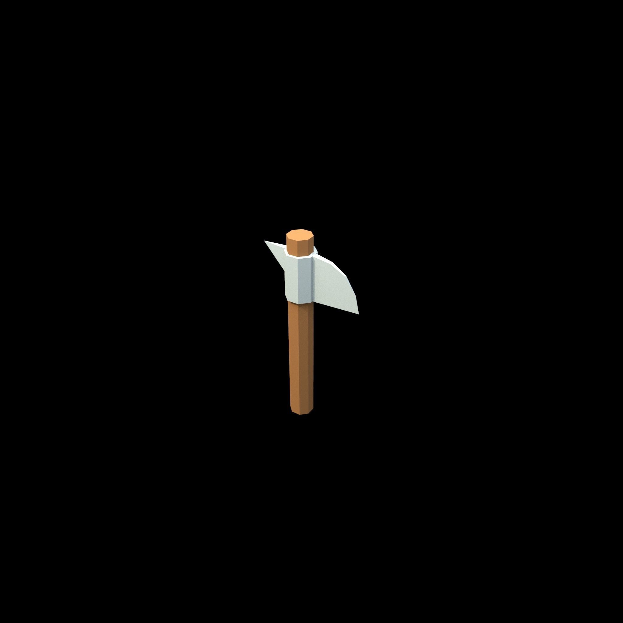 low poly axe pack for games Low-poly 3D model_3