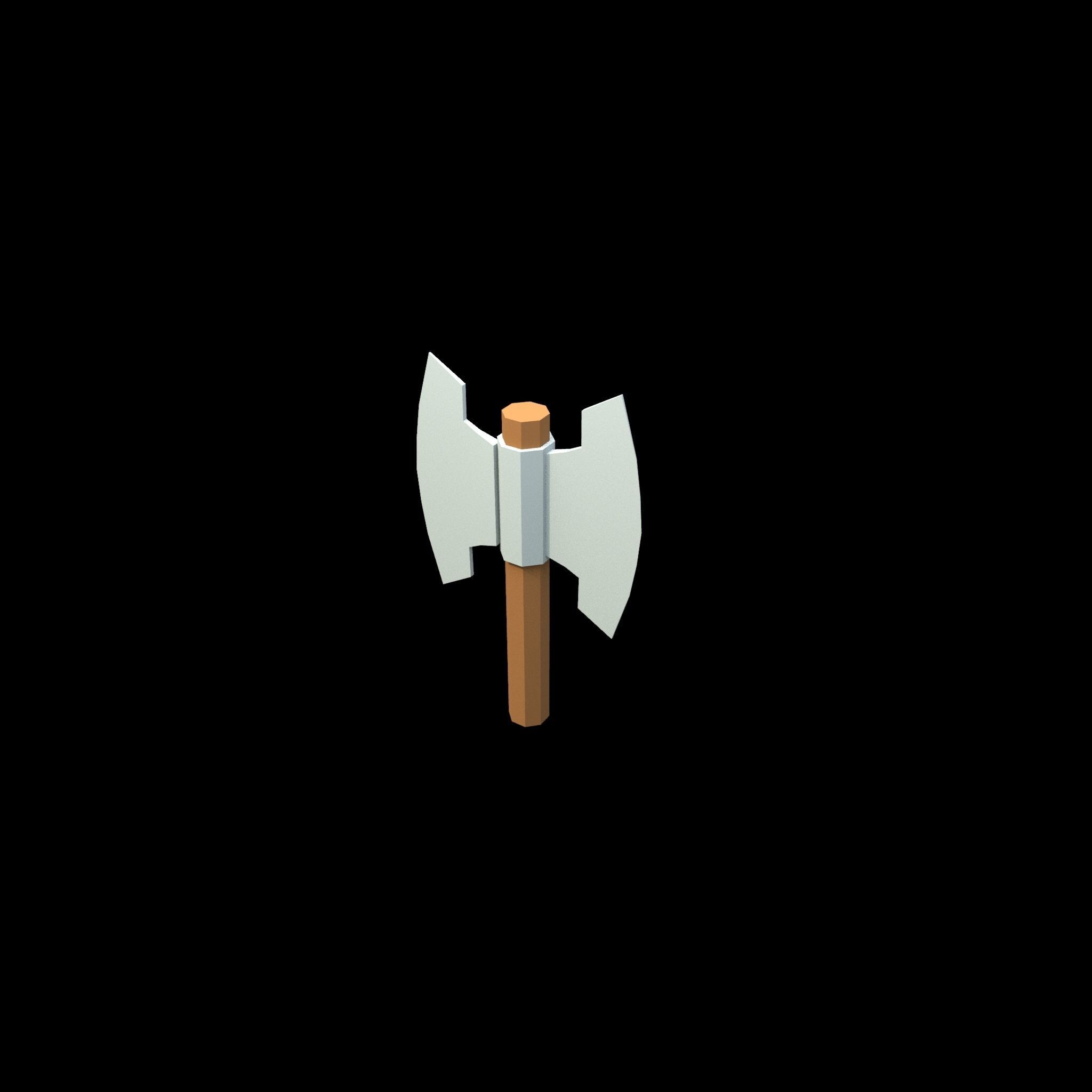 low poly axe pack for games Low-poly 3D model_25