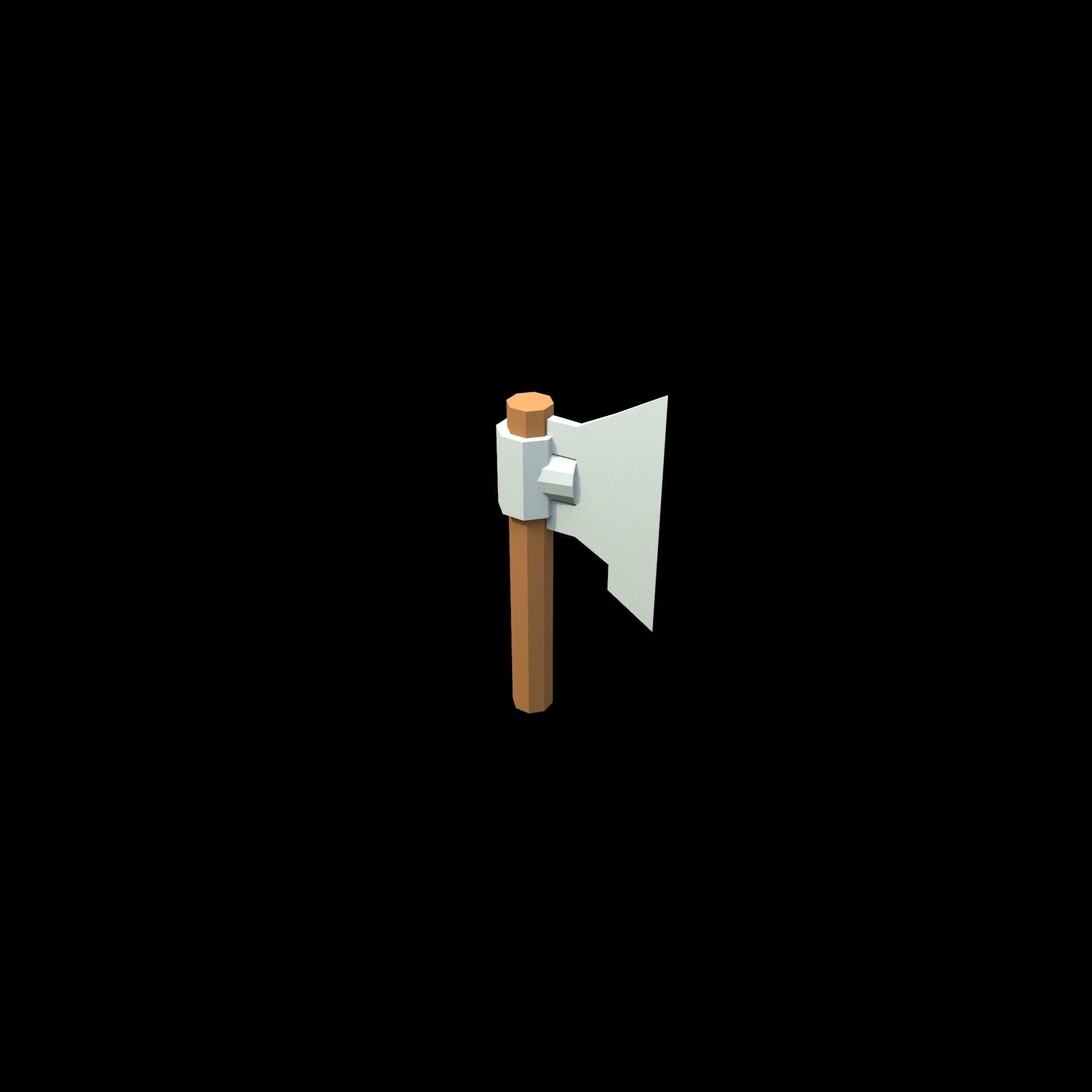 low poly axe pack for games Low-poly 3D model_52
