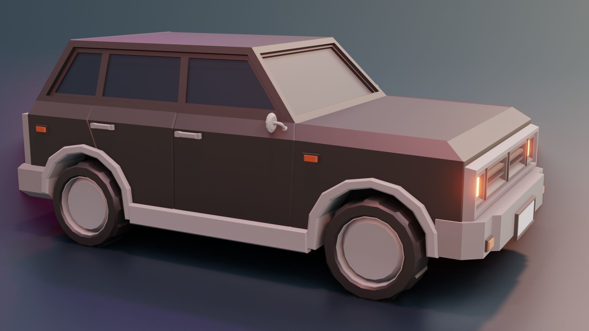 low poly cars vol 05 lowpoly Low-poly 3D model_23