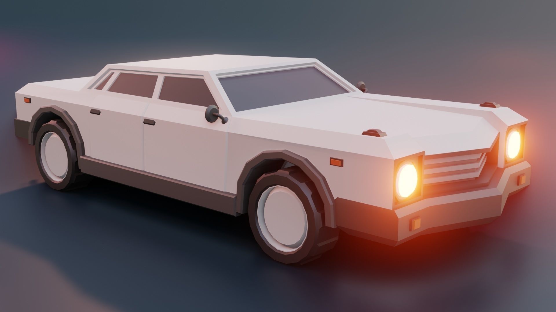 low poly cars vol 05 lowpoly Low-poly 3D model_2