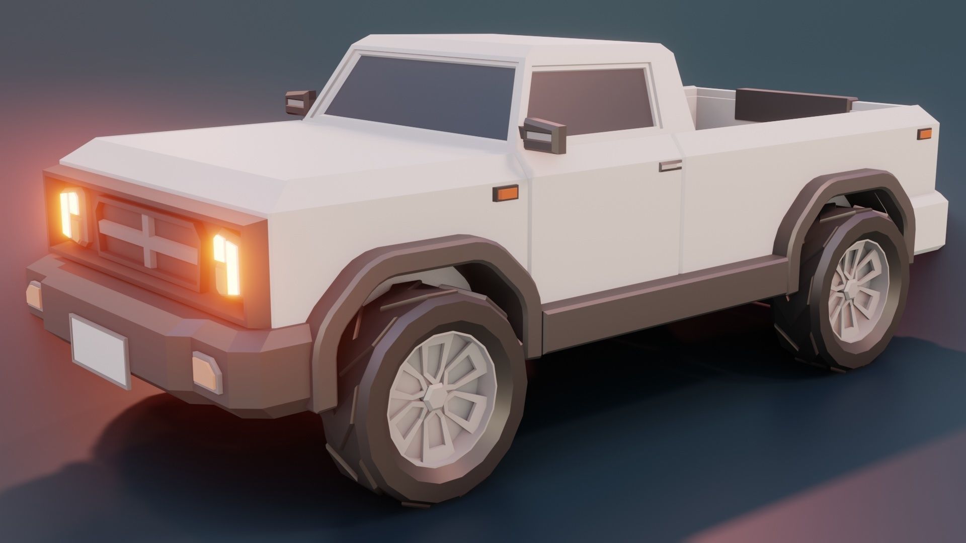 low poly cars vol 05 lowpoly Low-poly 3D model_14