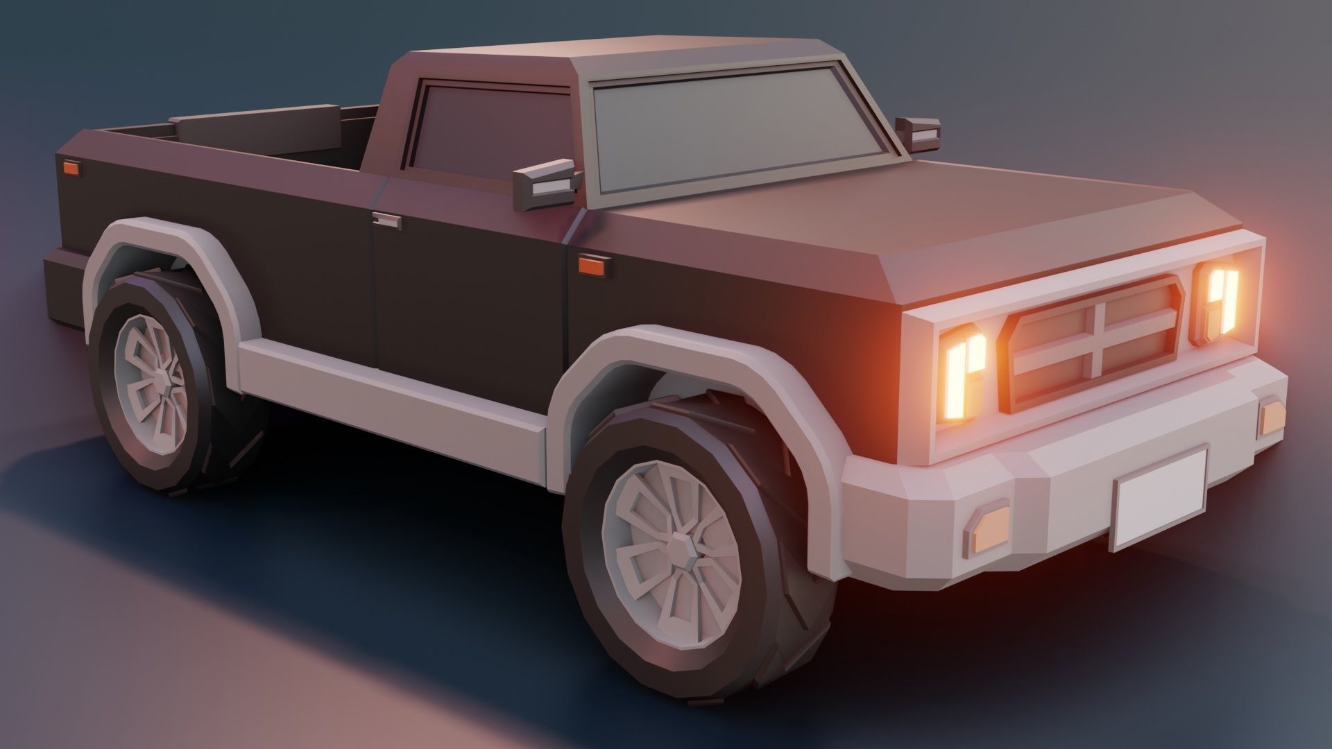 low poly cars vol 05 lowpoly Low-poly 3D model_16