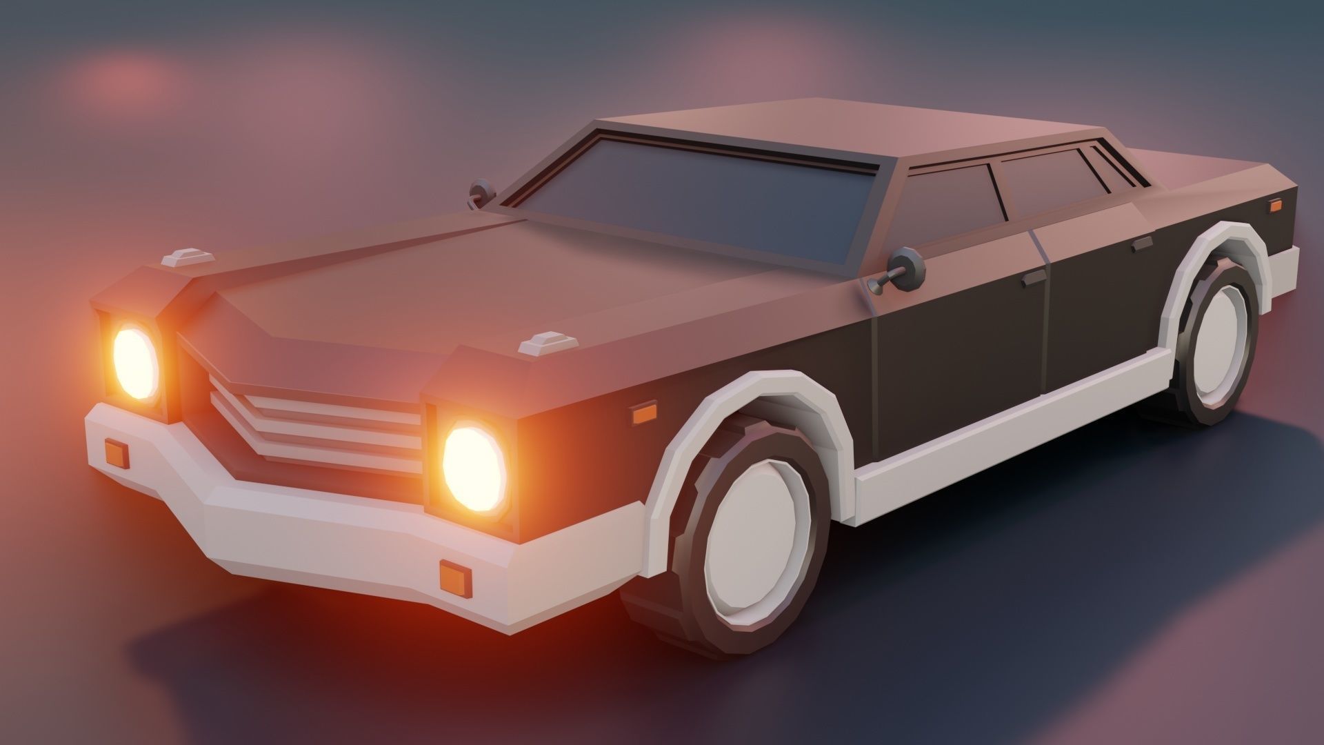 low poly cars vol 05 lowpoly Low-poly 3D model_4