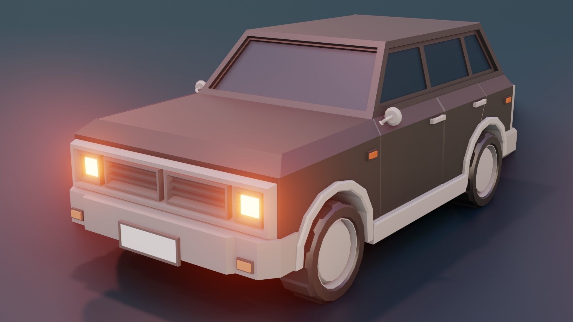 low poly cars vol 05 lowpoly Low-poly 3D model_22