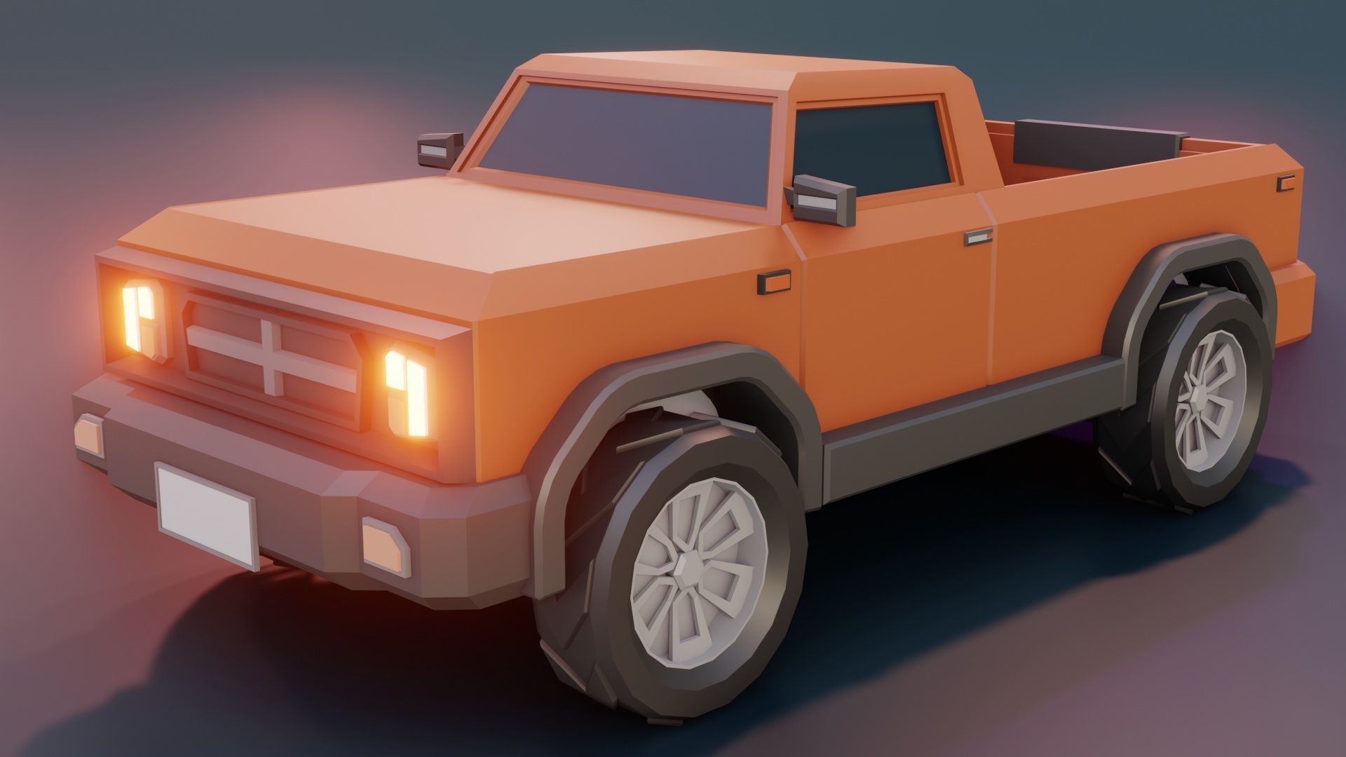 low poly cars vol 05 lowpoly Low-poly 3D model_18