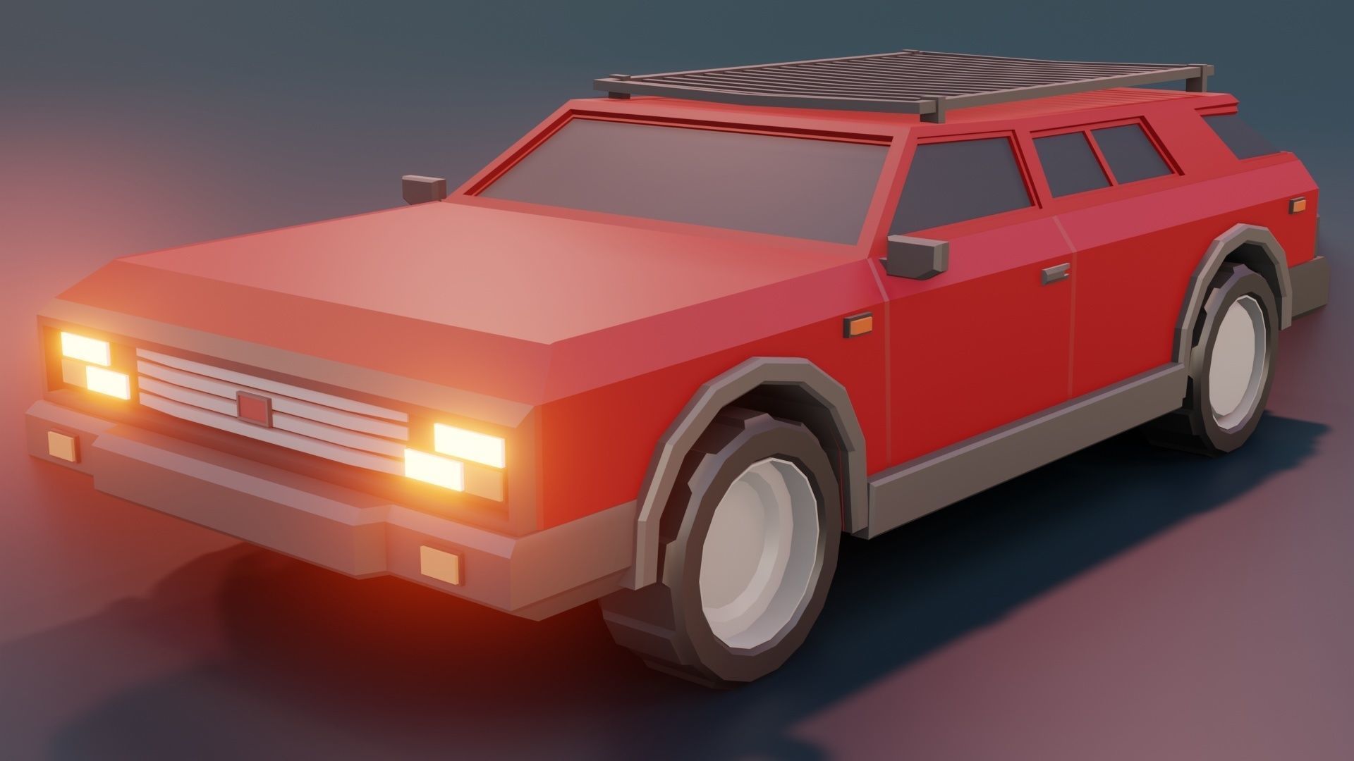 low poly cars vol 05 lowpoly Low-poly 3D model_13