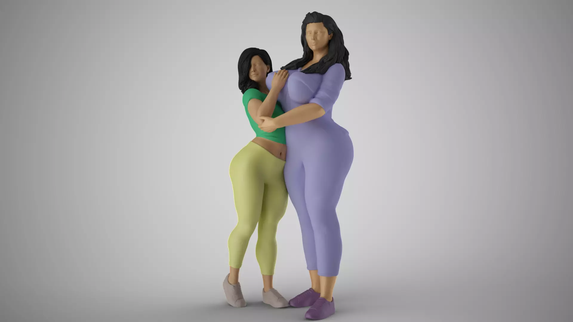 Big Girlfriend  3D print model_0