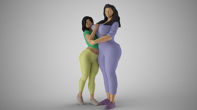 Big Girlfriend  3D print model