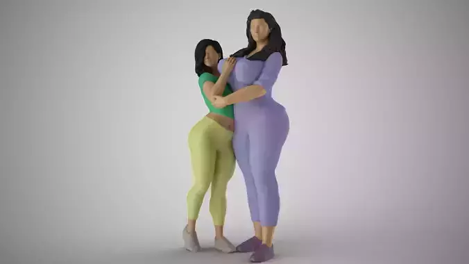 Big Girlfriend  3D print model