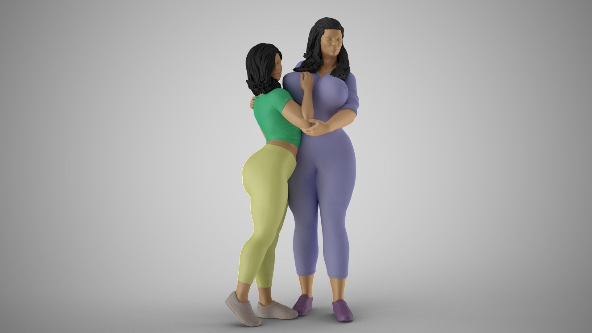 Big Girlfriend  3D print model_1