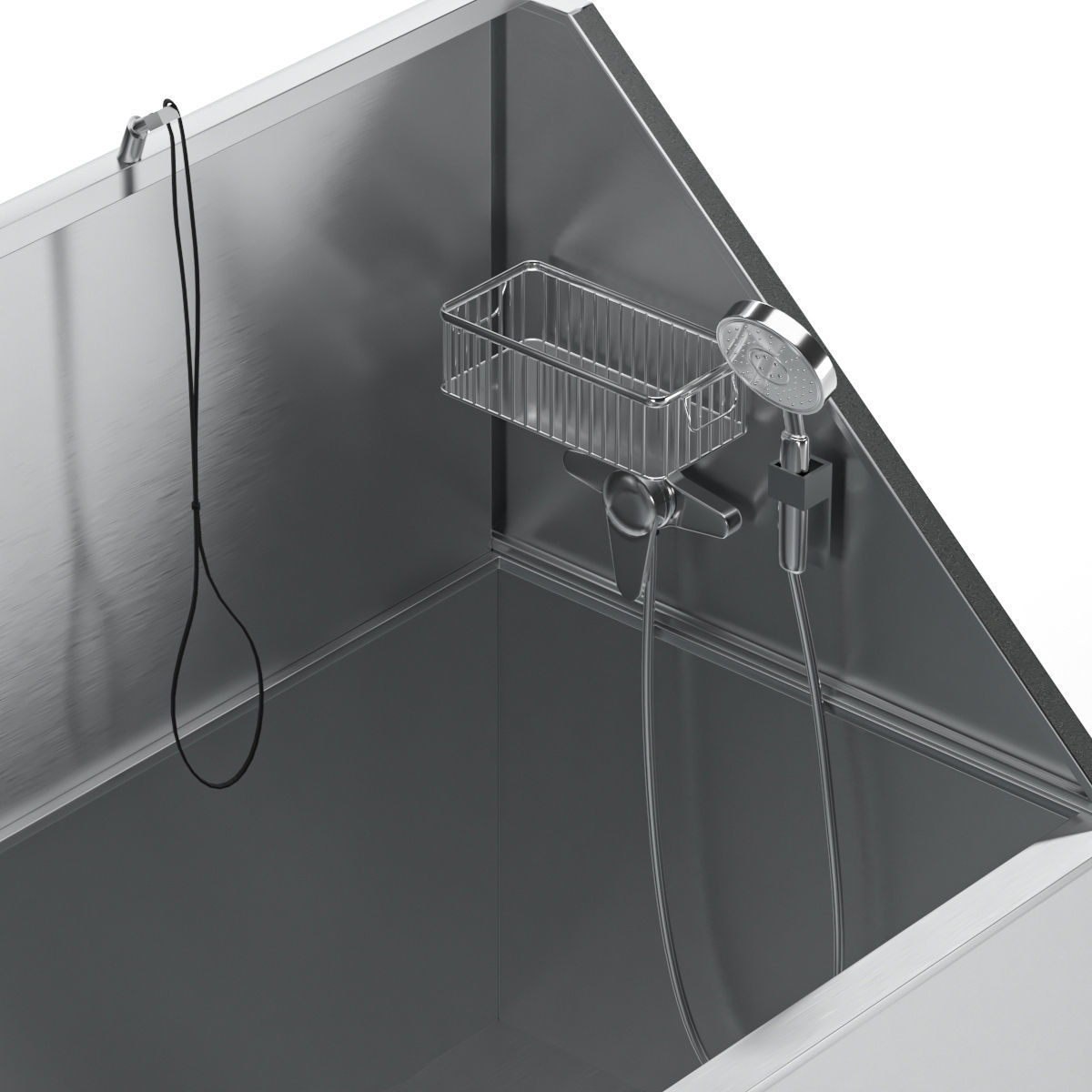 3D Dog Wash Station 3D model_3