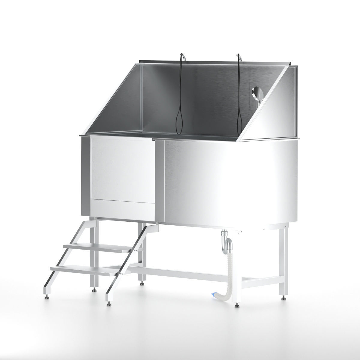 3D Dog Wash Station 3D model_1