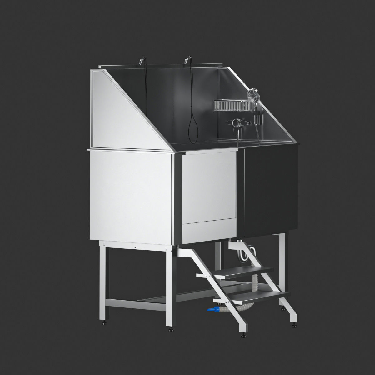 3D Dog Wash Station 3D model_2