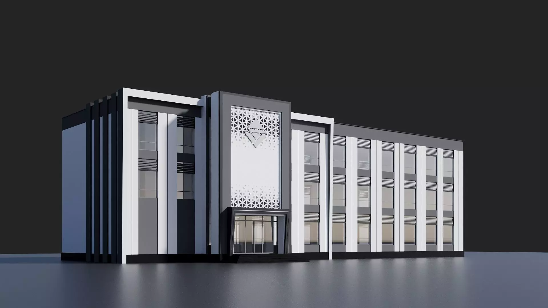 Office Building ID005 3D model | CGTrader