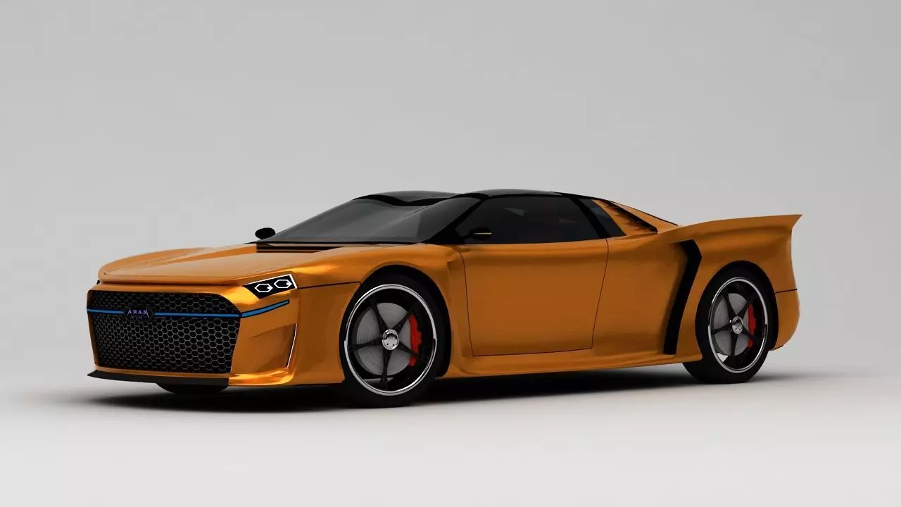 ARAM F-TYPE Free 3D model