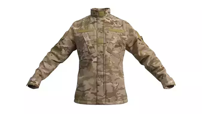 Crye Precision G3 Combat Jacket - Marvelous Designer 3D model