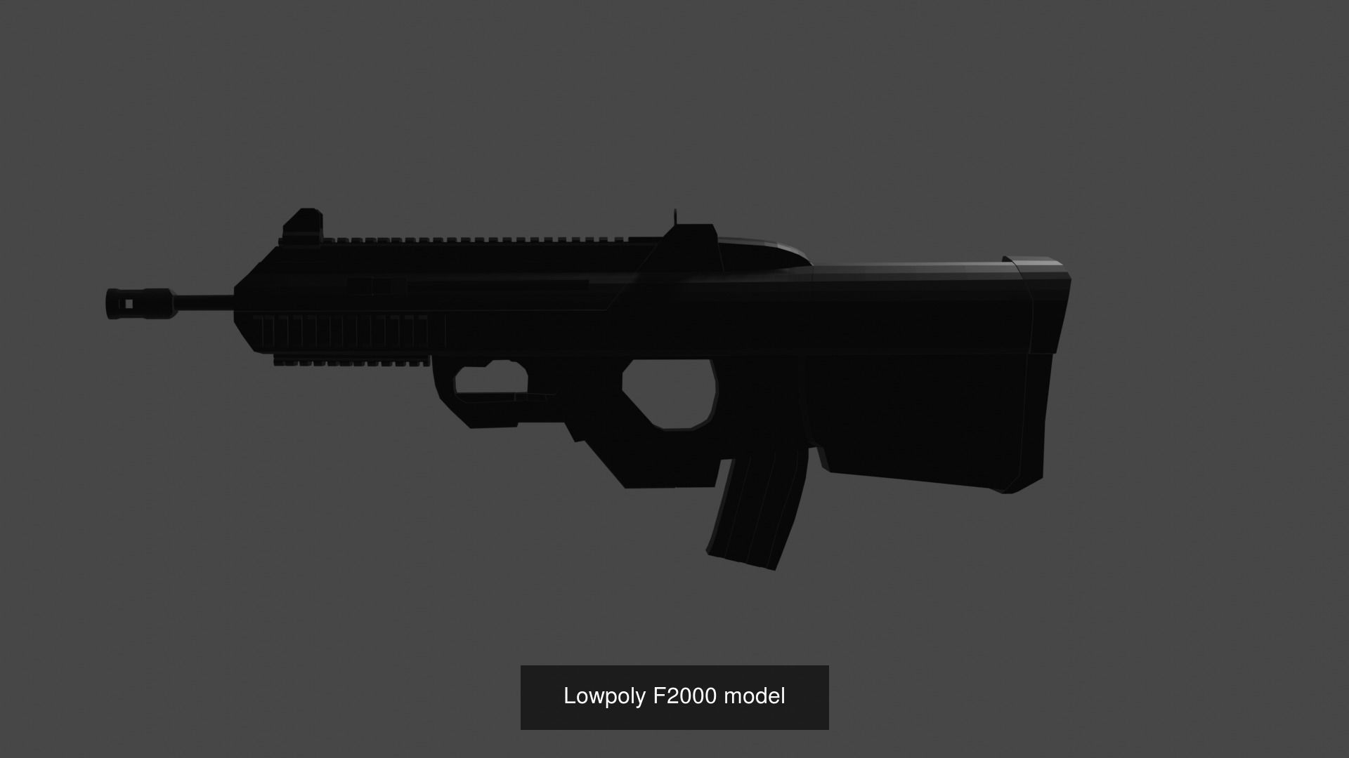 Pack of 5 lowpoly weapons 3D Model Collection_1