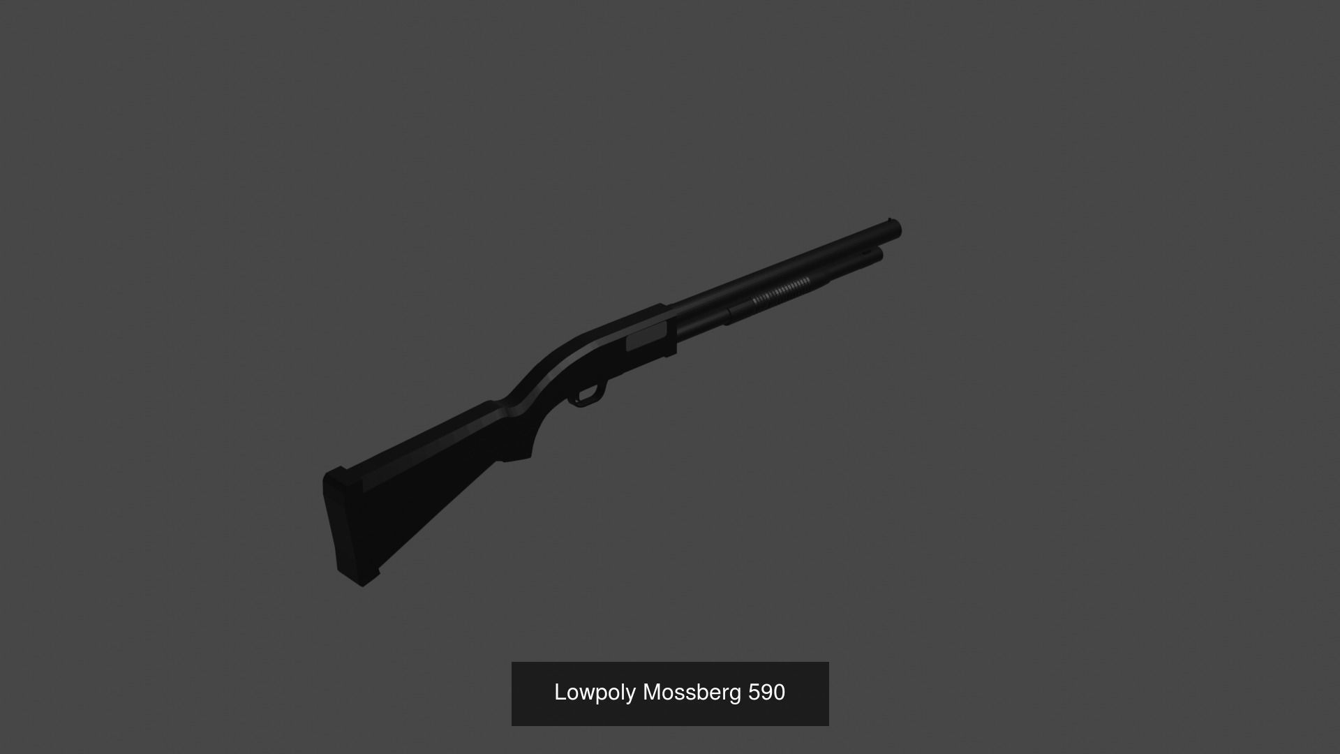 Pack of 5 lowpoly weapons 3D Model Collection_5