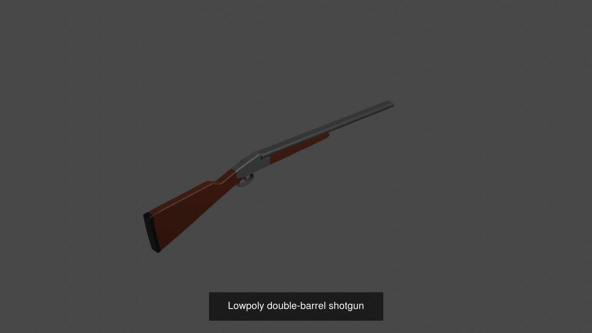 Pack of 5 lowpoly weapons 3D Model Collection_4