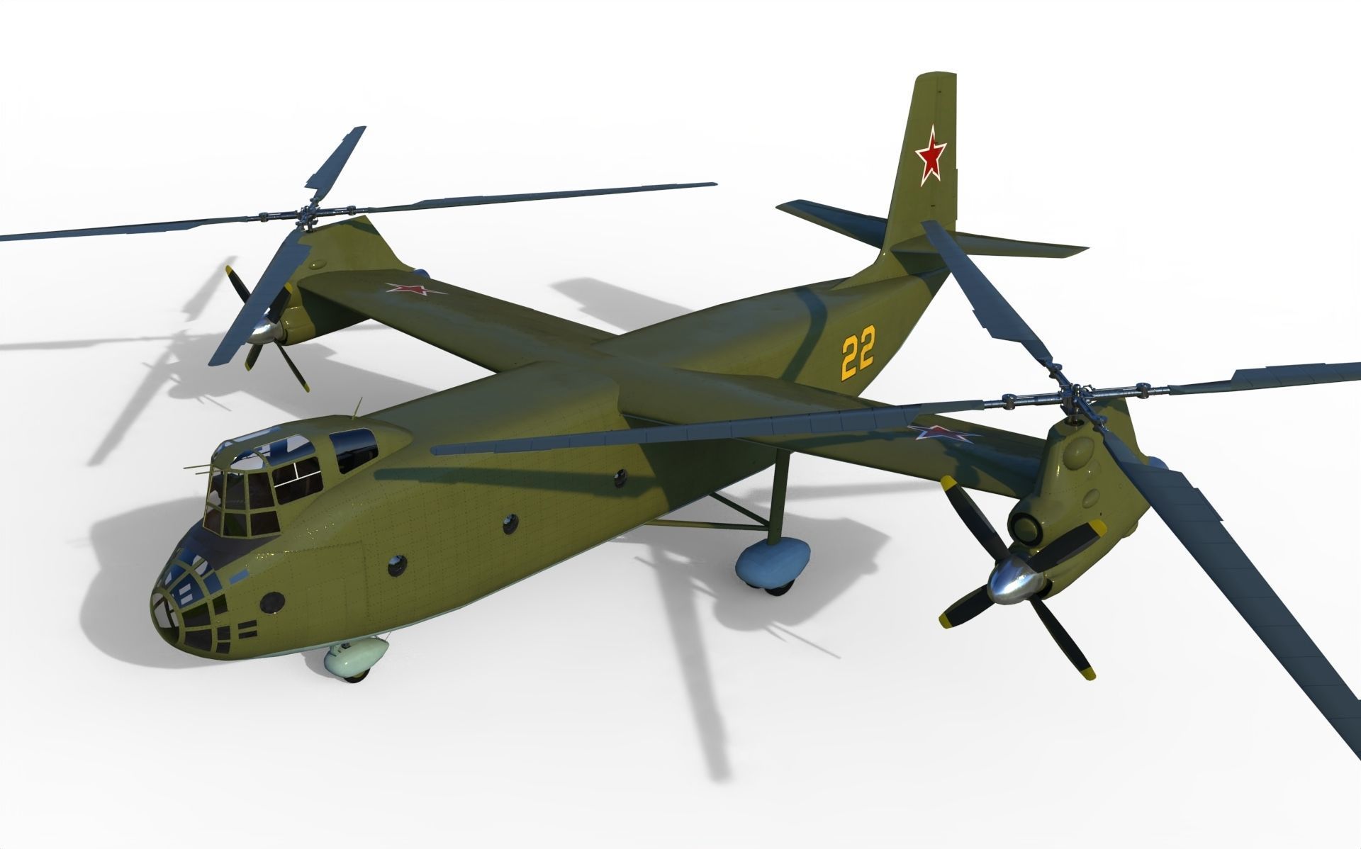Kamov Ka-22 3D model_3