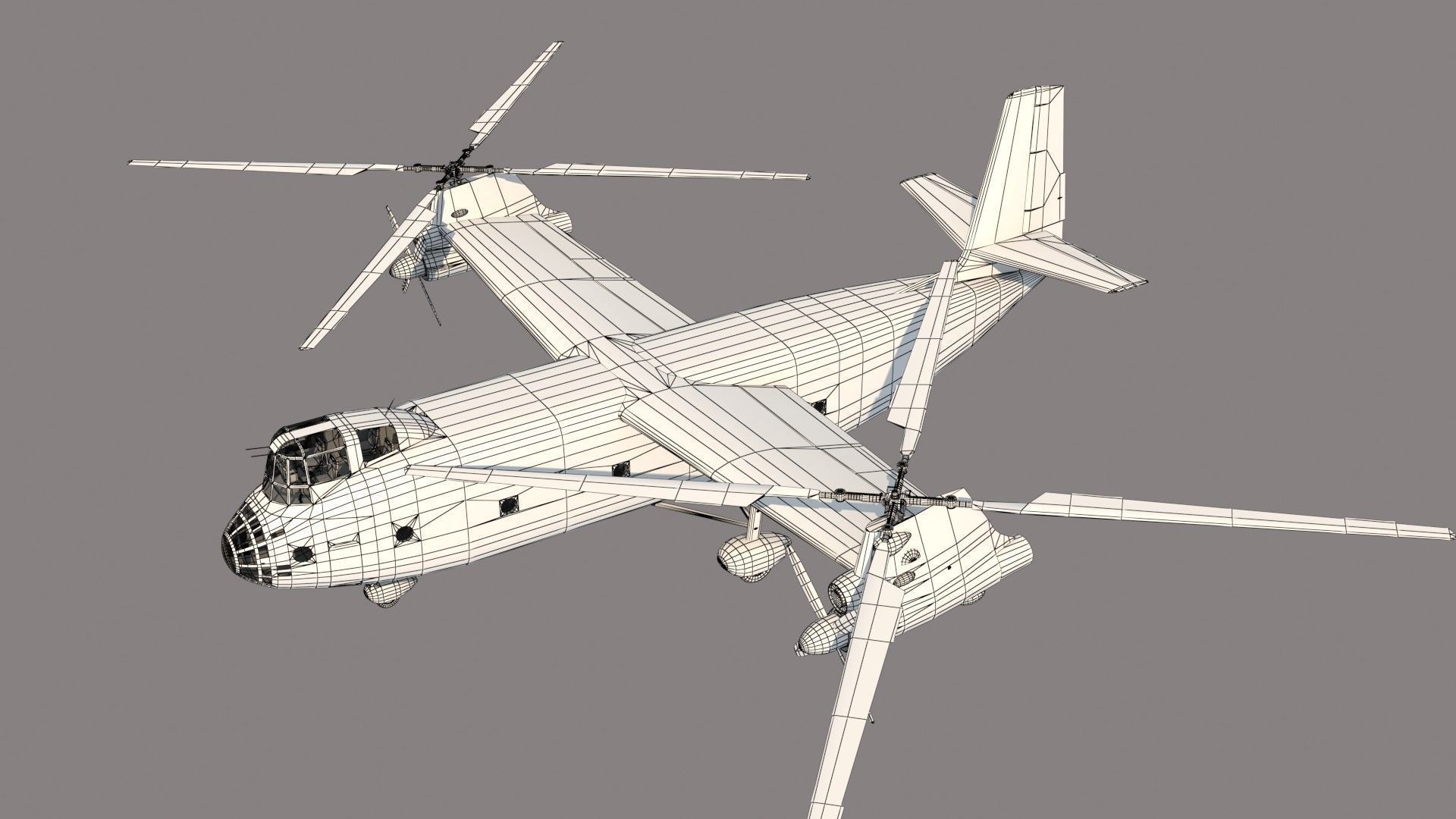 Kamov Ka-22 3D model_17