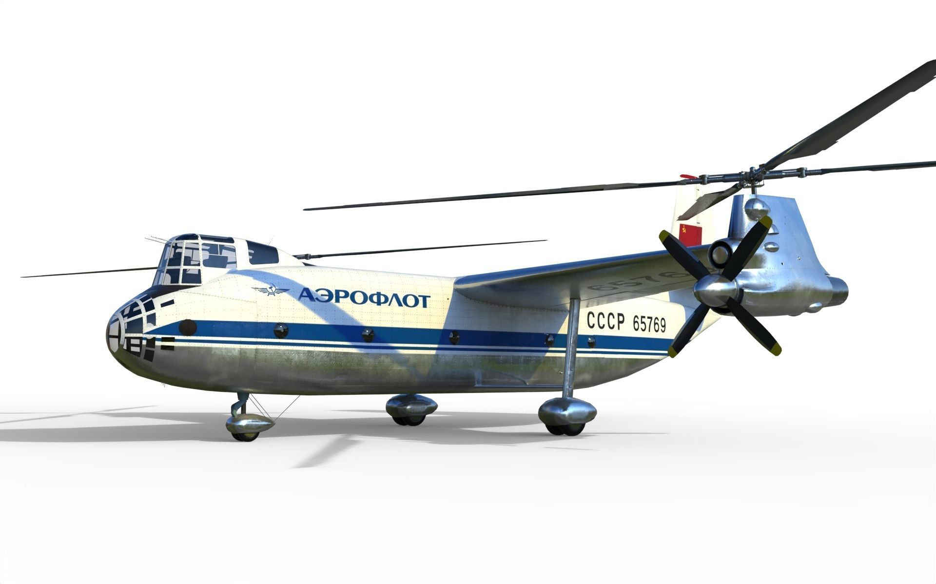 Kamov Ka-22 3D model_10
