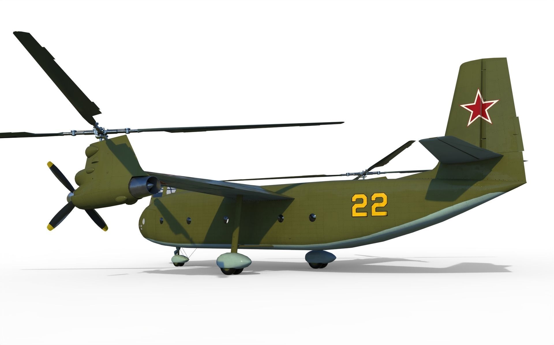 Kamov Ka-22 3D model_2