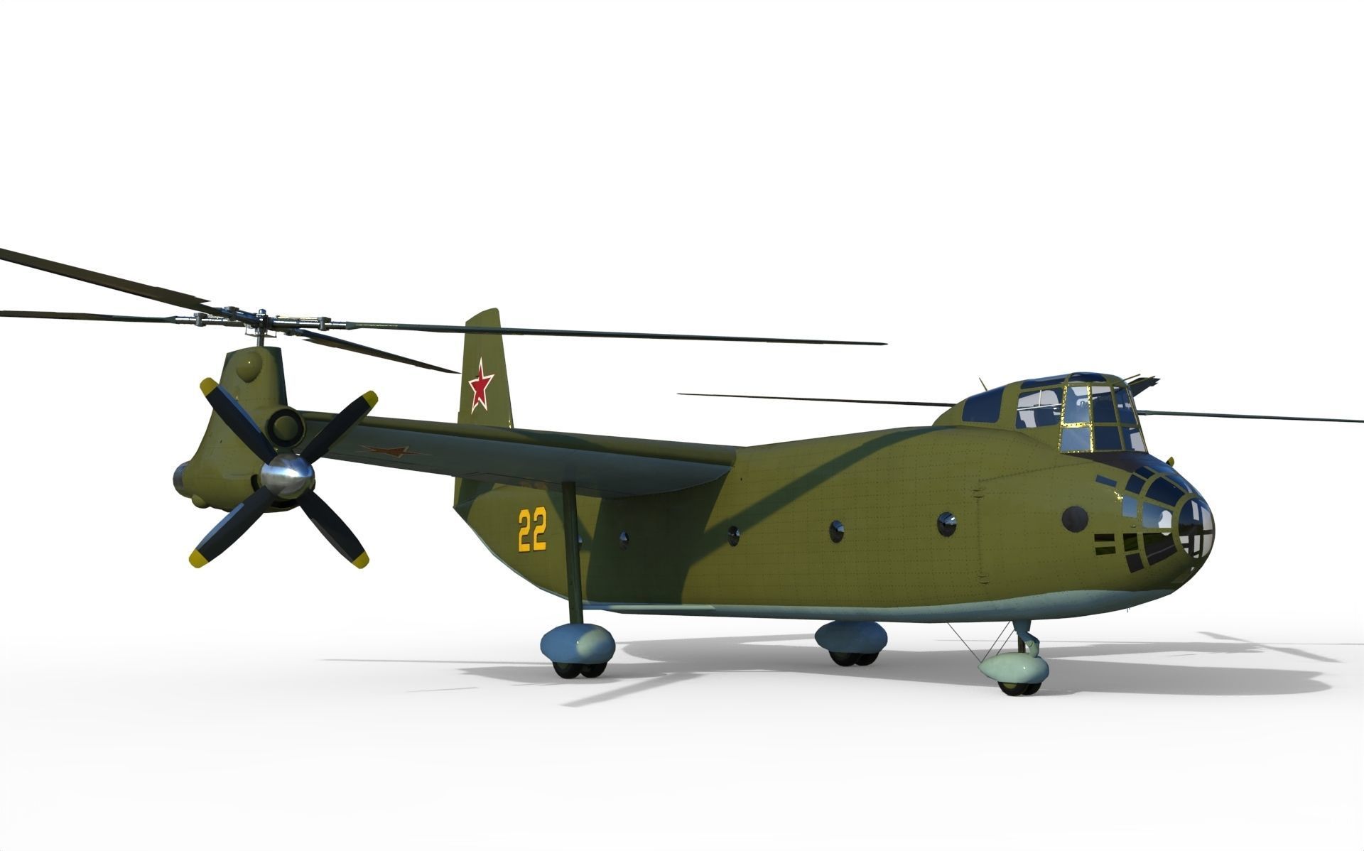 Kamov Ka-22 3D model_14