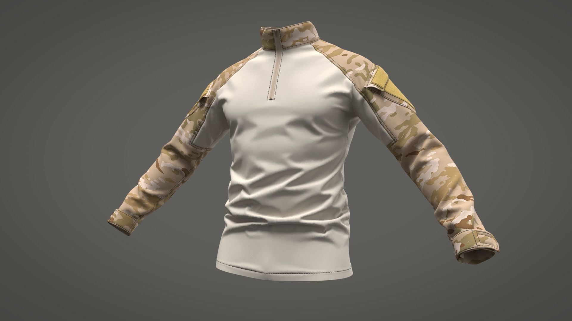 Crye Precision G3 Combat Shirt - Marvelous Designer 3D model 