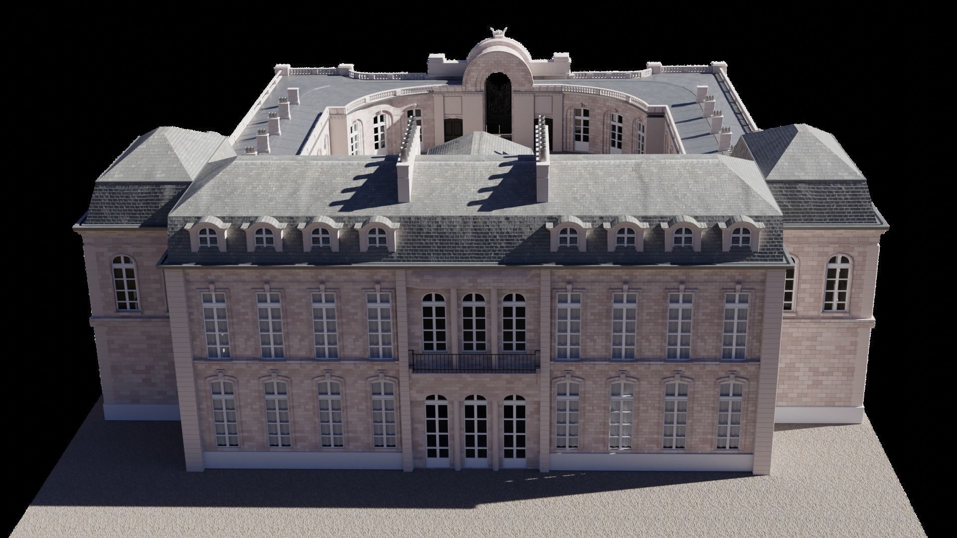 Elysee Palace 3D model_1