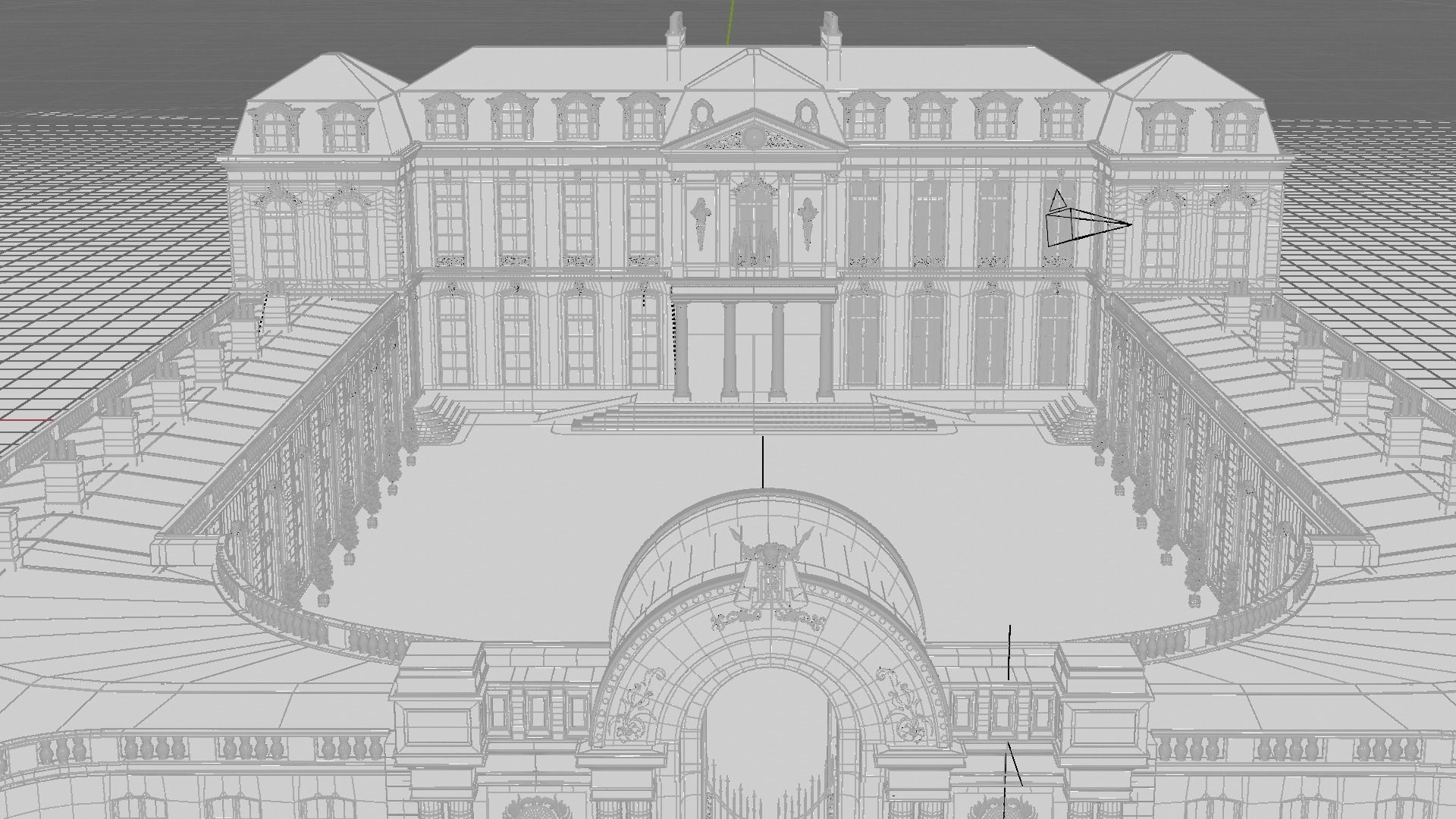 Elysee Palace 3D model_7