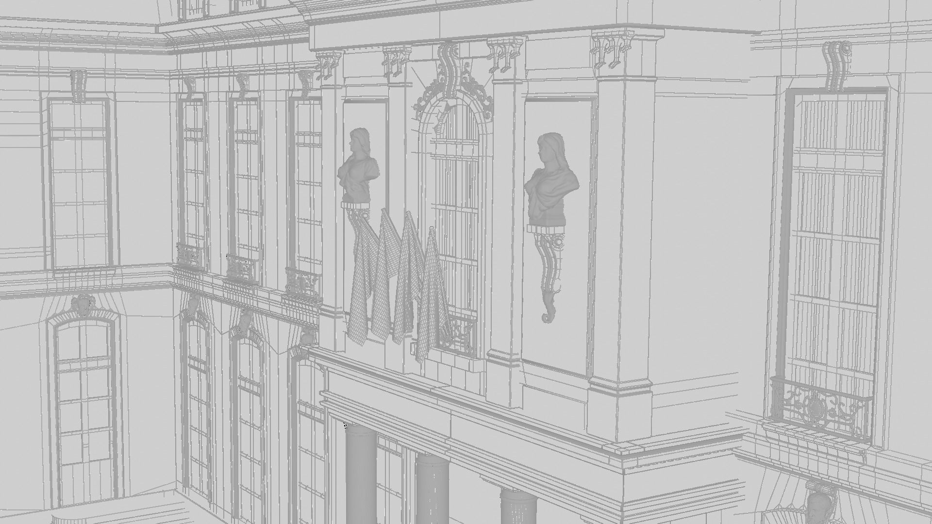 Elysee Palace 3D model_6