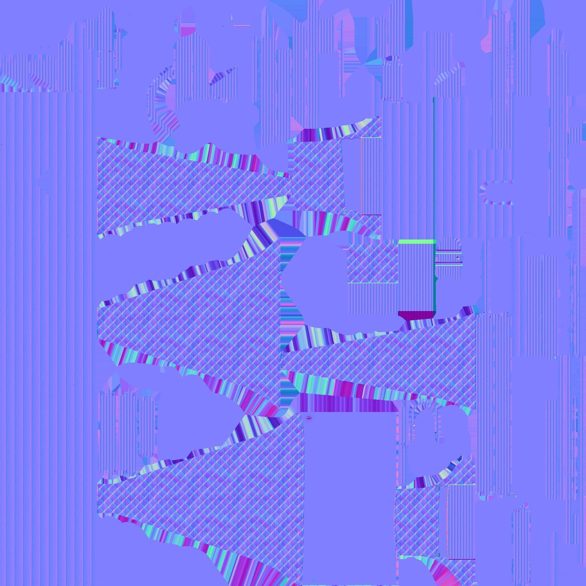 Medieval Building A12 Cartoon Green - Scenery Backdrop House Low-poly 3D model_23