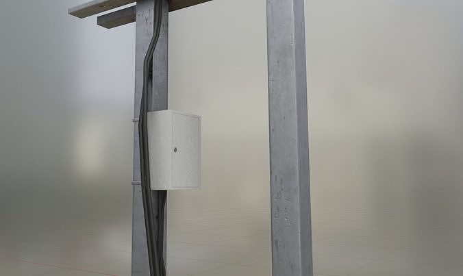 Starting Lights Low-poly 3D model 4