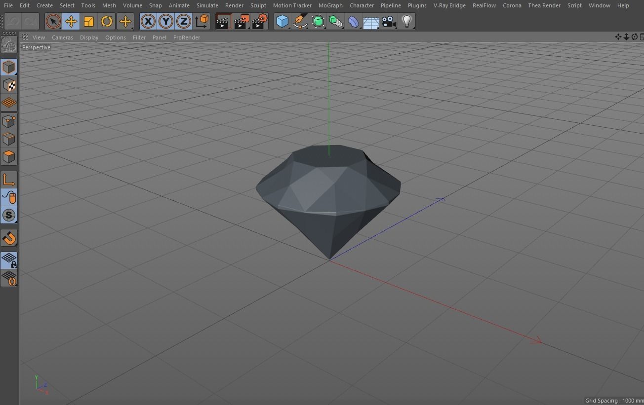 Diamond 3D print model_1