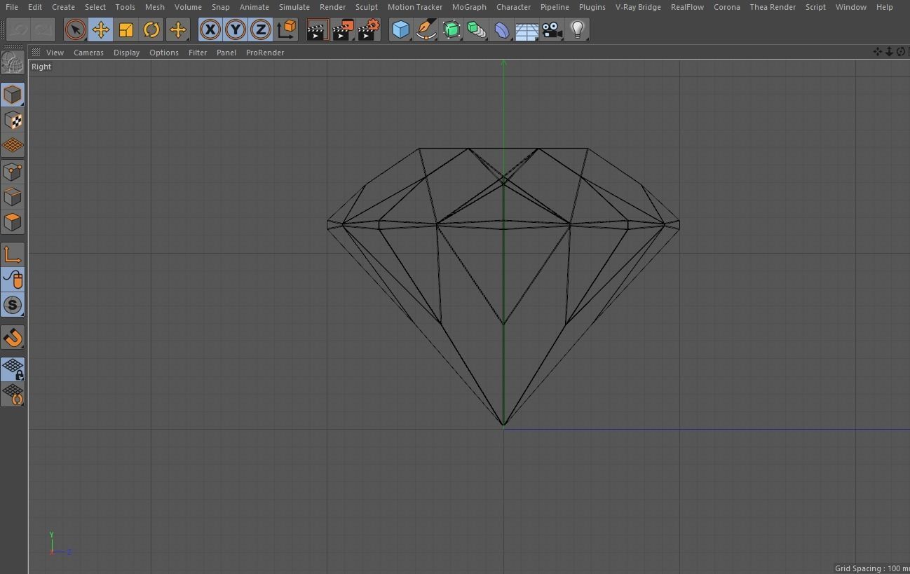 Diamond 3D print model_4