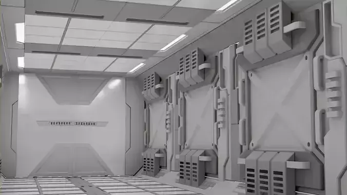 sci fi corridor