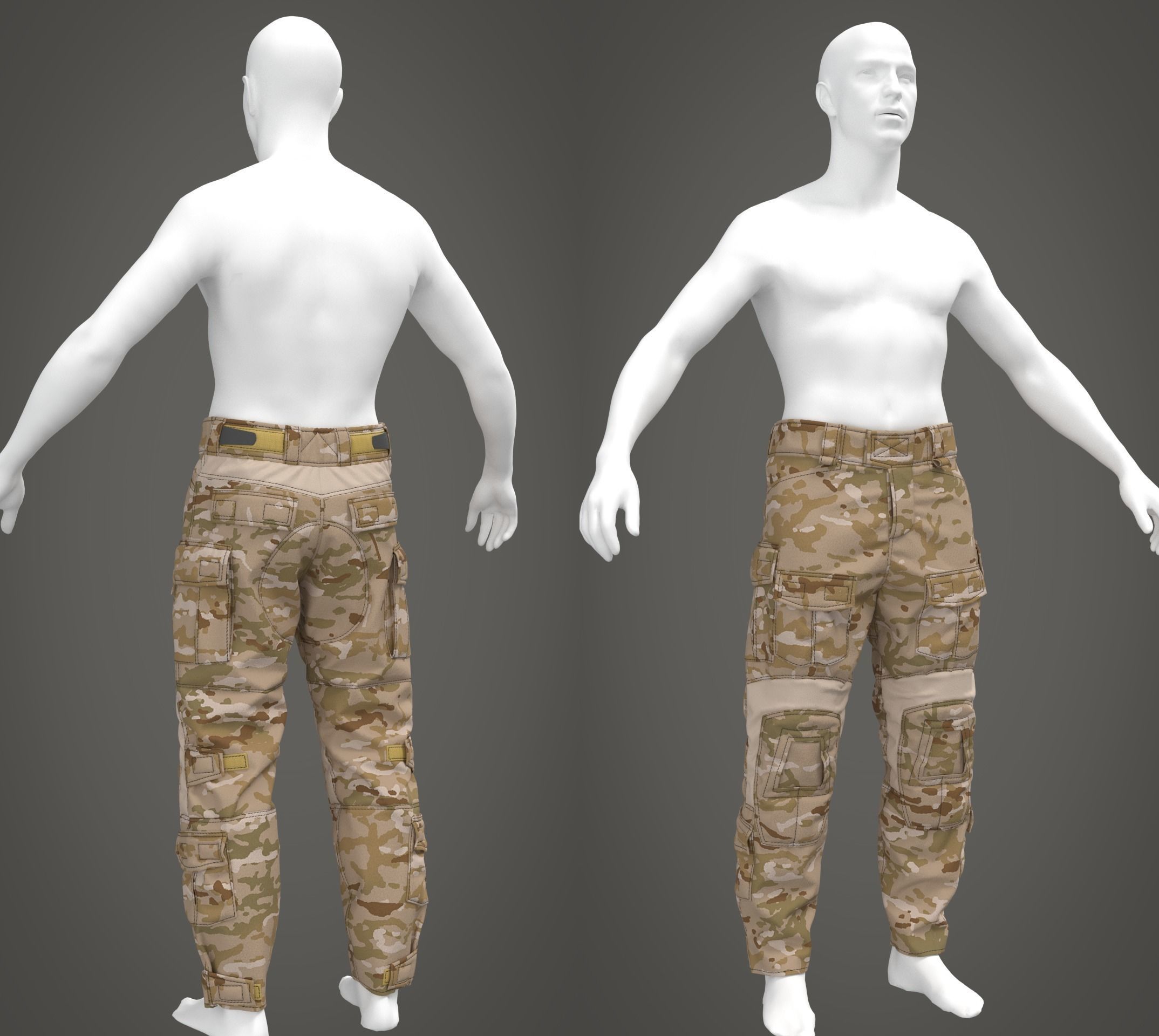 Crye Precision G3 Combat Pants - Marvelous 3D model_1