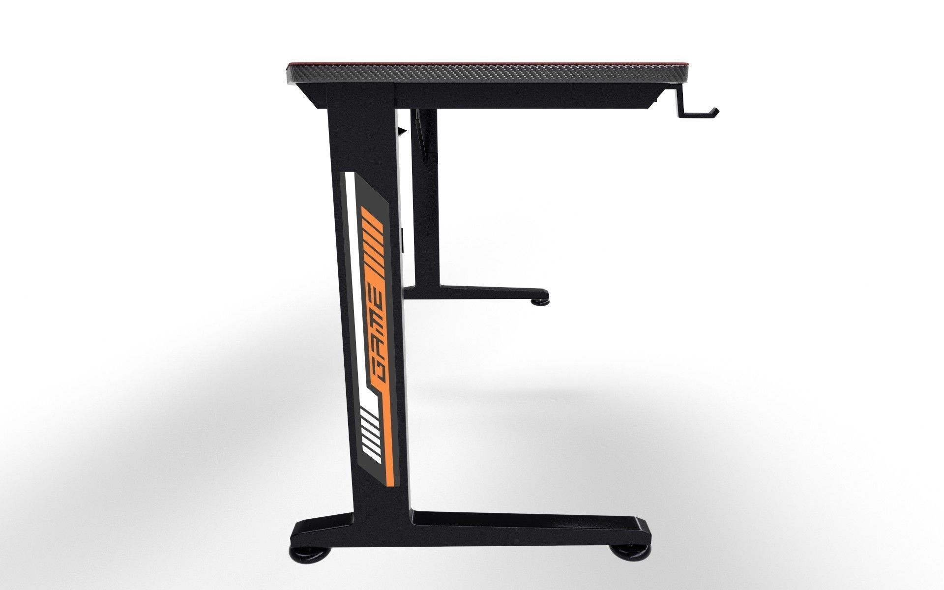 Gaming table Low-poly 3D model_4