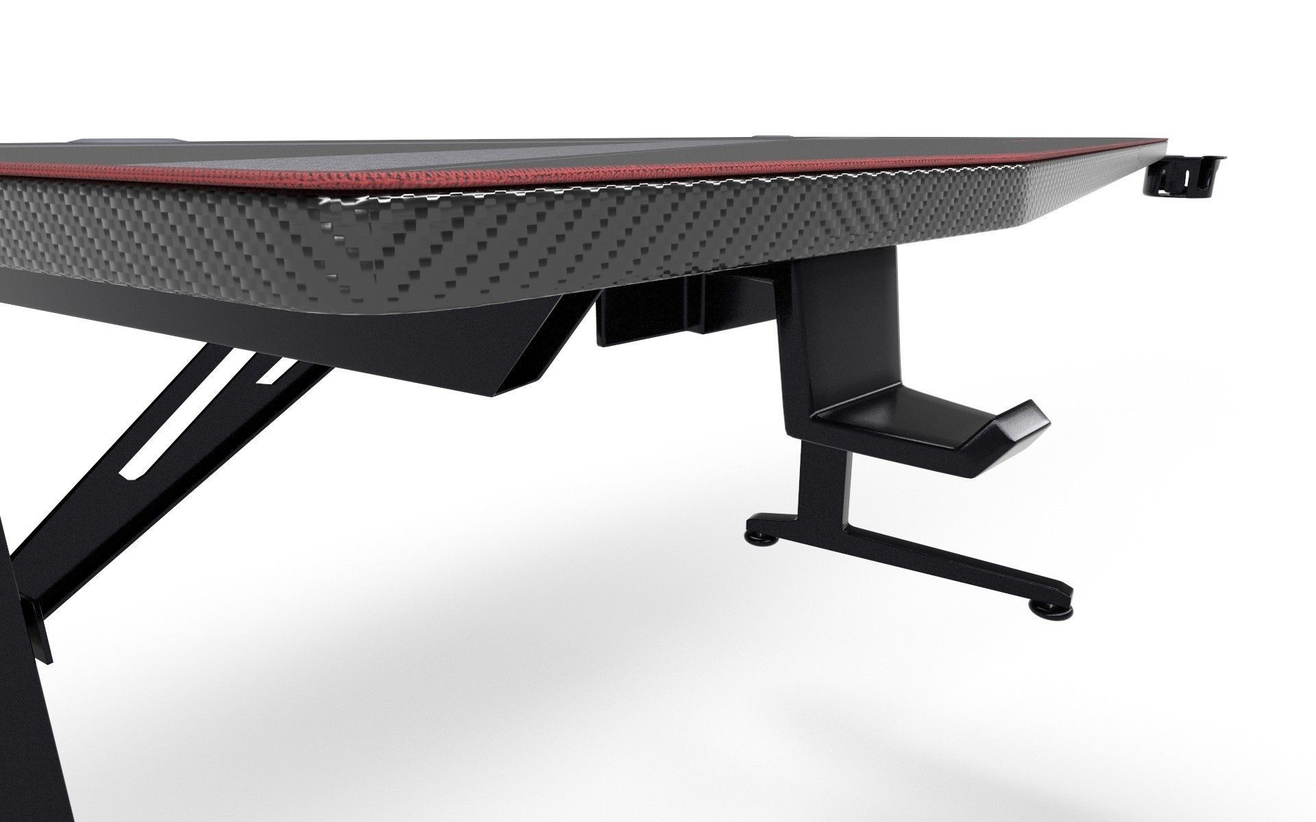 Gaming table Low-poly 3D model_1