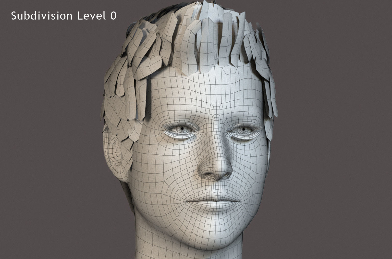 Male Base Rig  Low-poly 3D model_18