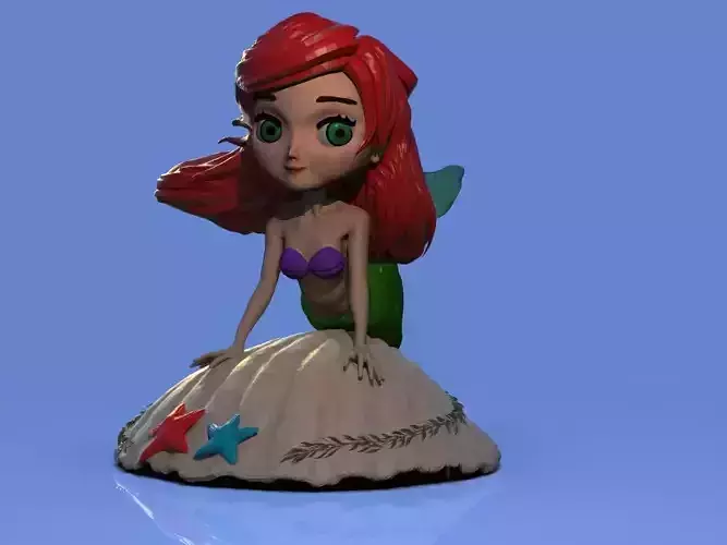The Little Mermaid 3D print model
