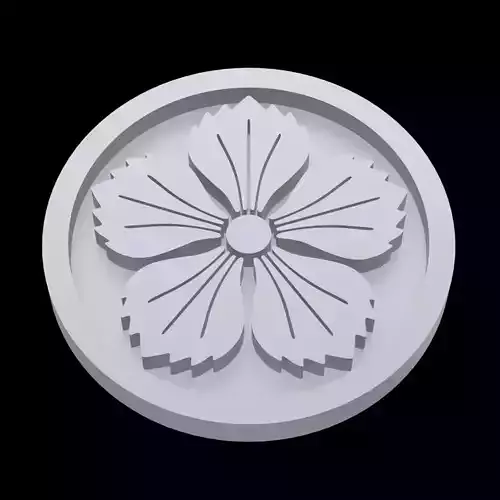 Saito Kamon - Samurai Clan Crest 3D model