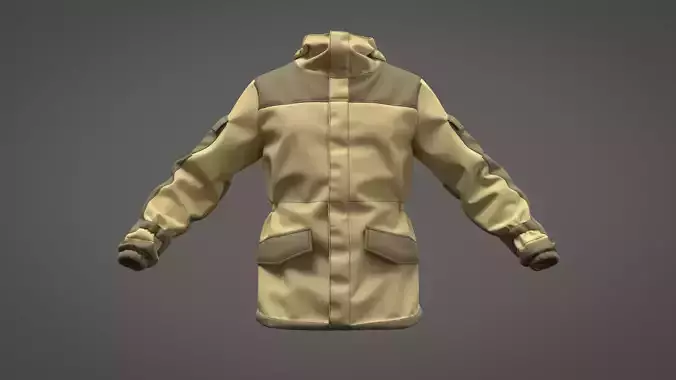 Military Jacket Gorka - Marvelous Designer 3D model